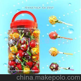 揭陽雄豐食品廠 雜錦水果味棒棒糖，廠家直銷熱銷全球